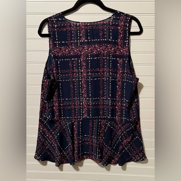 Maison Jules flowy tank, navy size XL - Picture 2 of 3